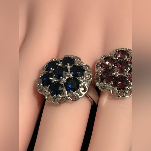 STS KARIS Gemstone Ring Duo – Size 5, Rare & Brand New - Picture 2 of 11